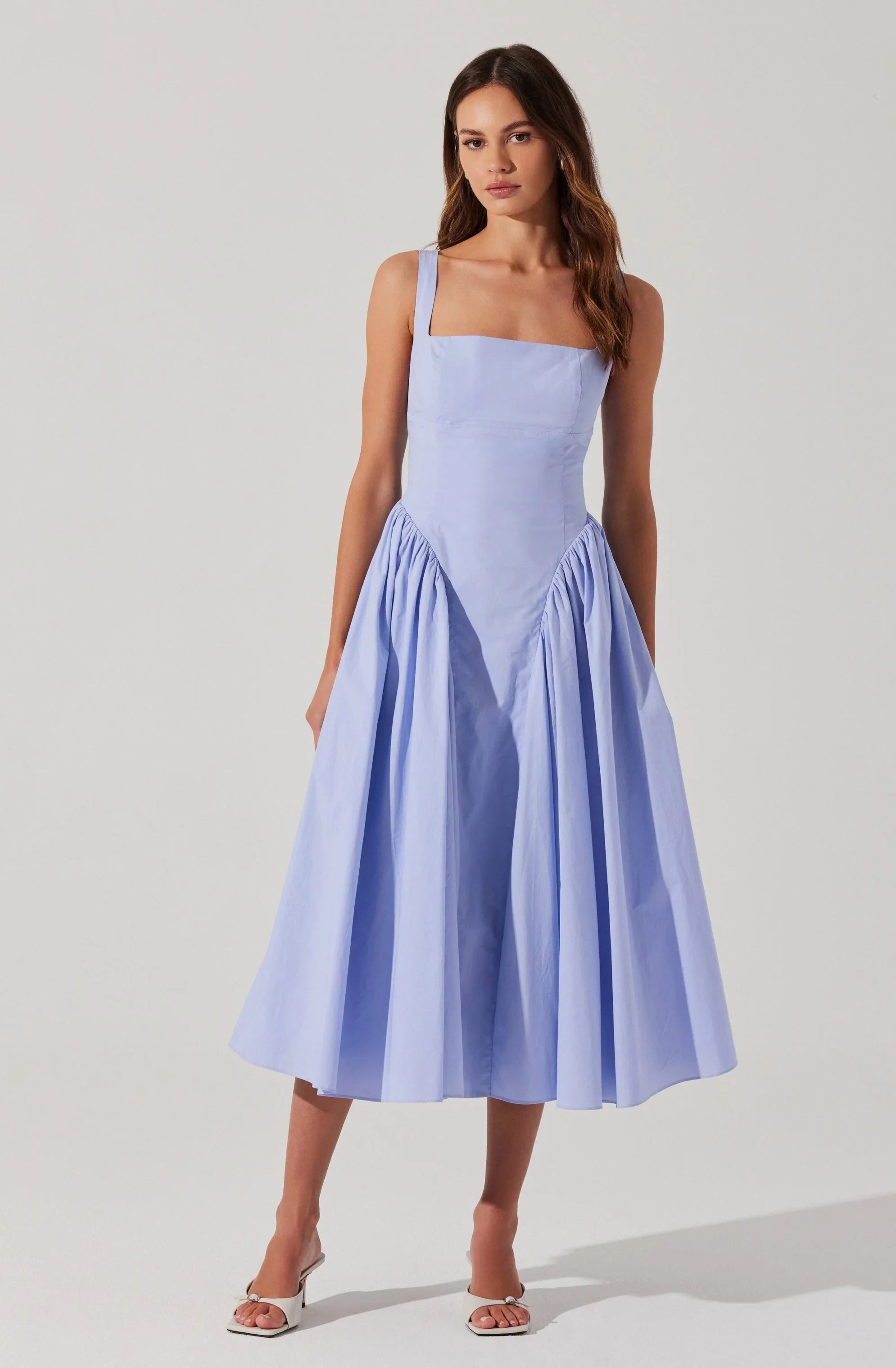 Lbruh Vinya Poplin Drop Waist Dress