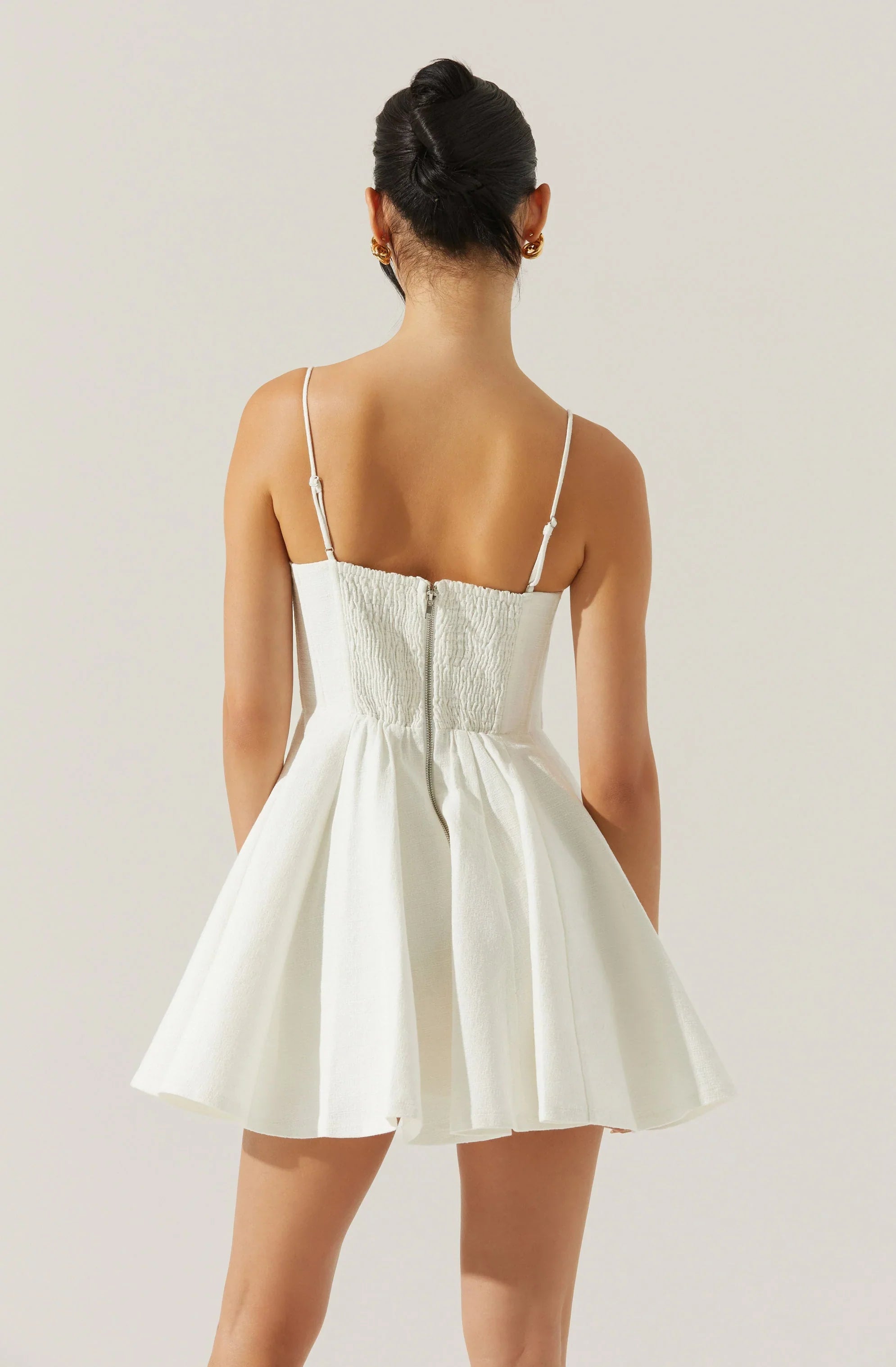 Lbruh Fenna Textured Corset Mini Dress