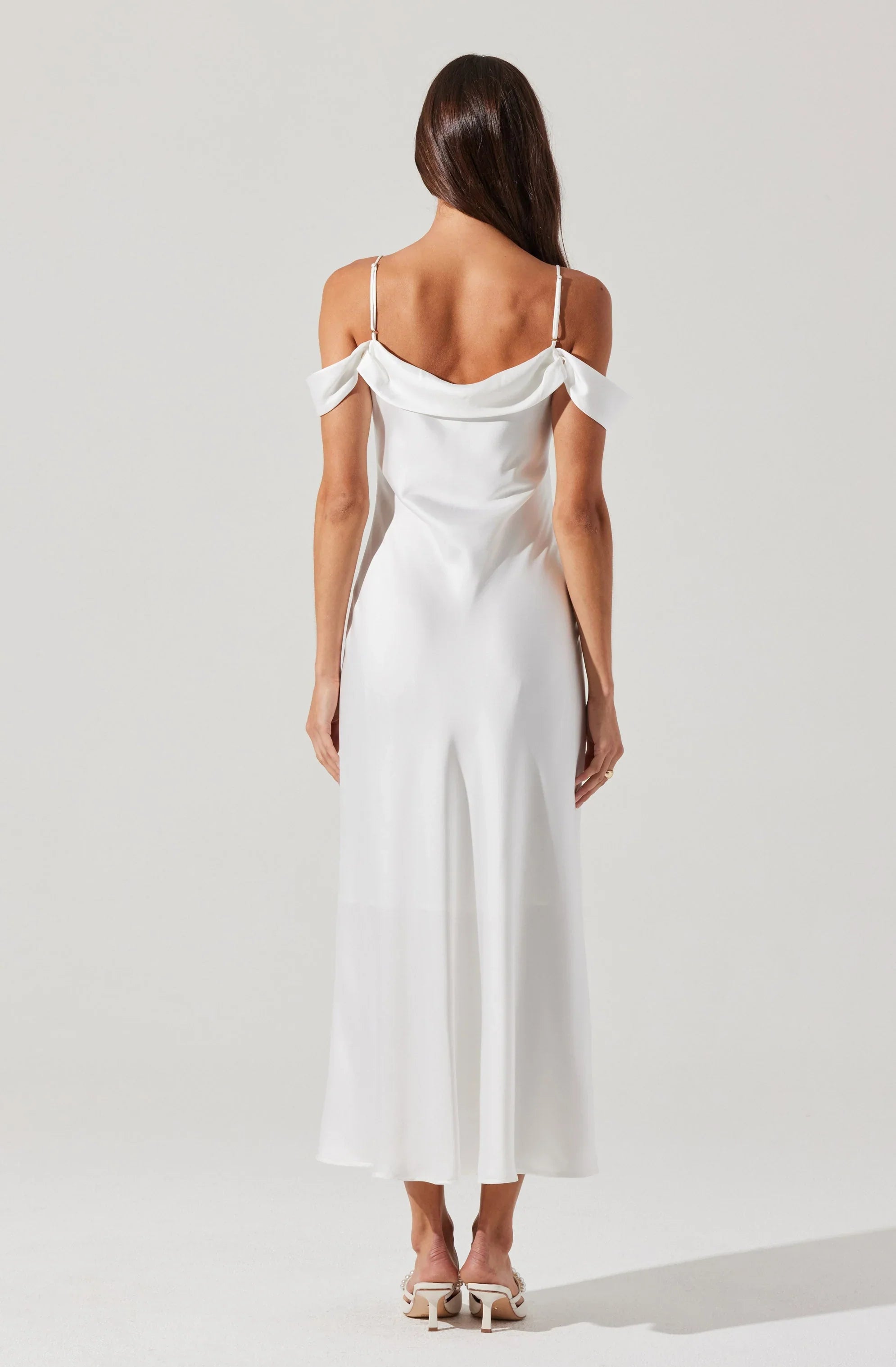 Lbruh Kitura Cold Shoulder Maxi Dress