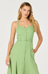 Inixyf McKinley Button-Front Midi Dress