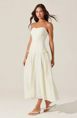 Lbruh Zori Strapless Maxi Dress