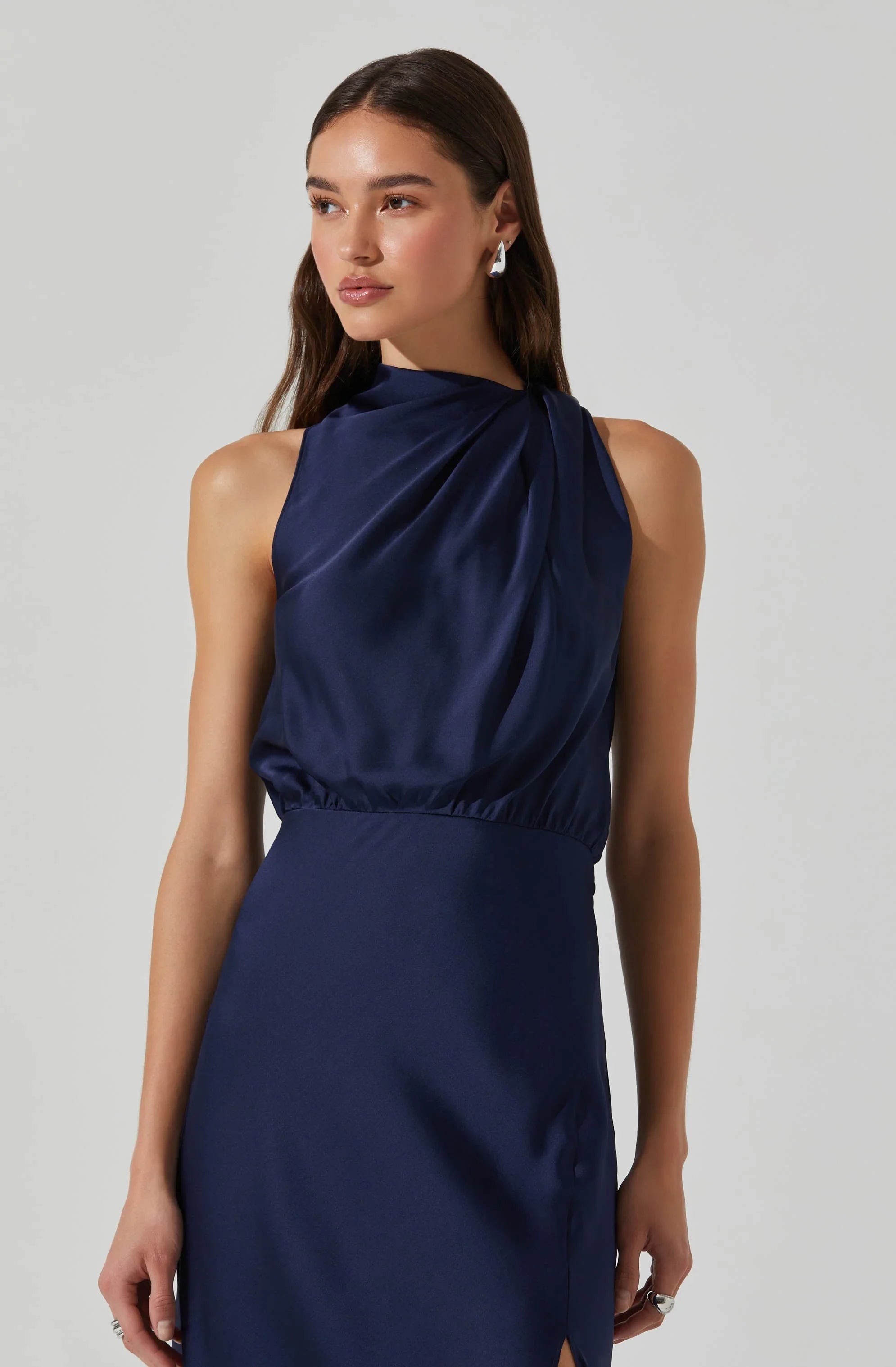 Lbruh Jelyn Satin Midi Dress
