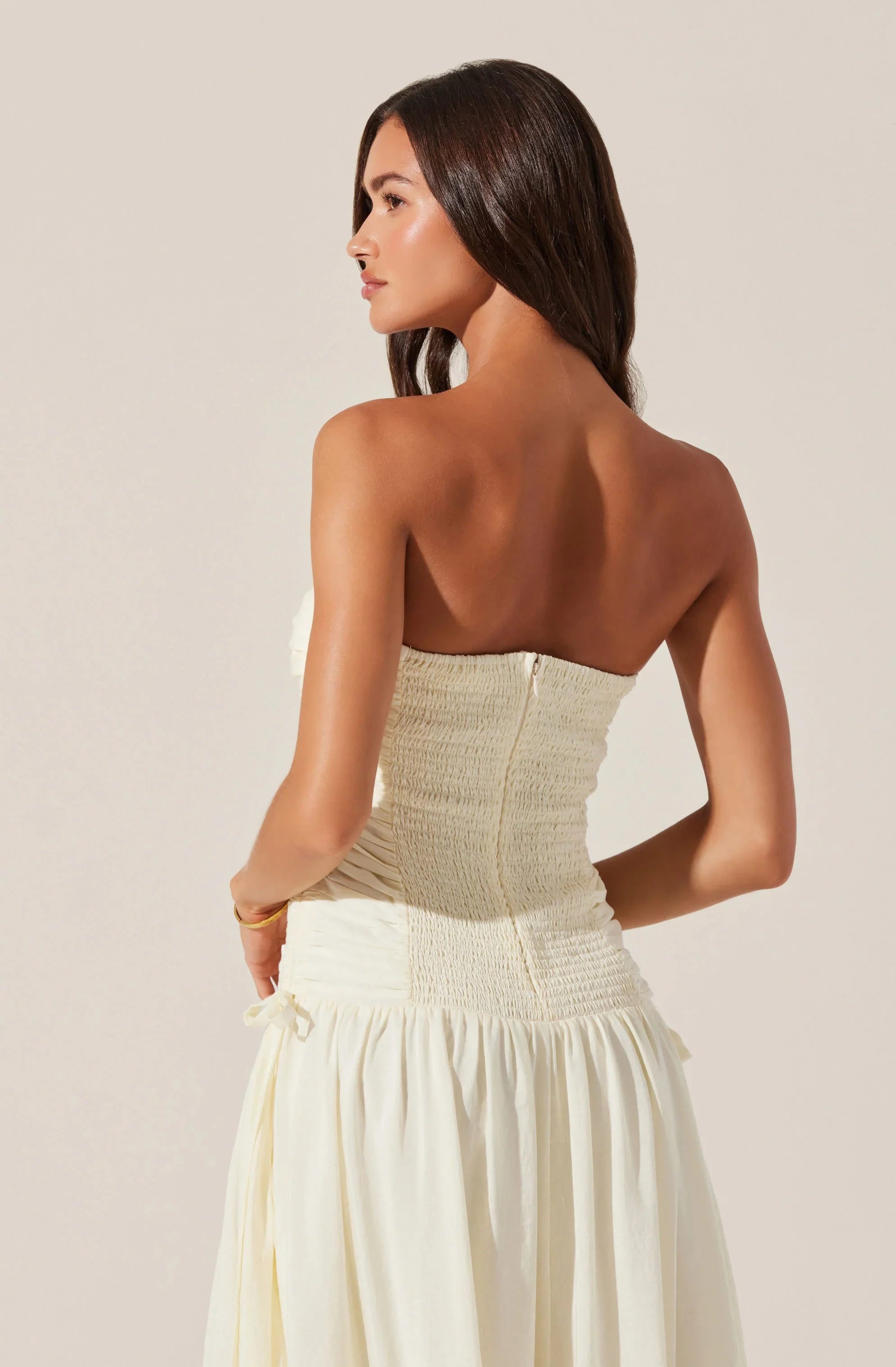 Lbruh Zori Strapless Maxi Dress
