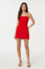 Lbruh 3D Floral Mini Dress