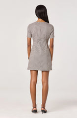 Lbruh Square Neck Blazer Mini Dress