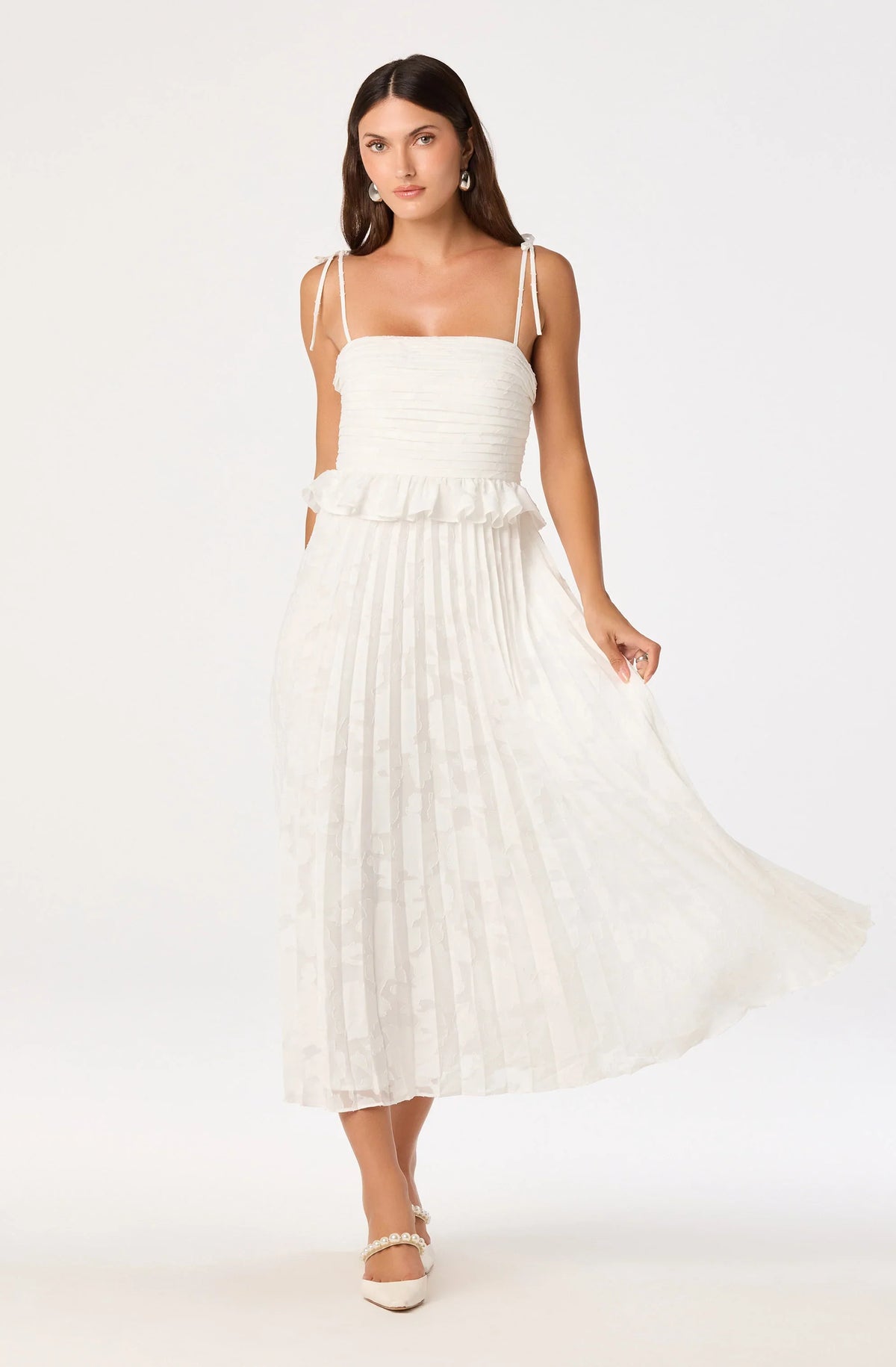 Inixyf Emerys Pleated Midi Dress