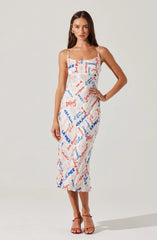 Lbruh Joan Satin Midi Dress