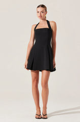 Lbruh Lilibeth Halter Neck Mini Dress