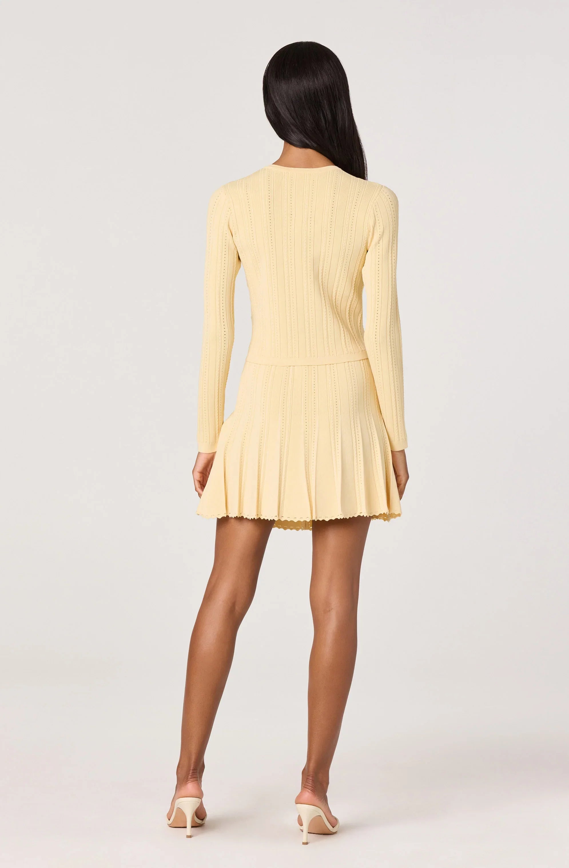 Inixyf Myrtle Pointelle Knit Cardigan