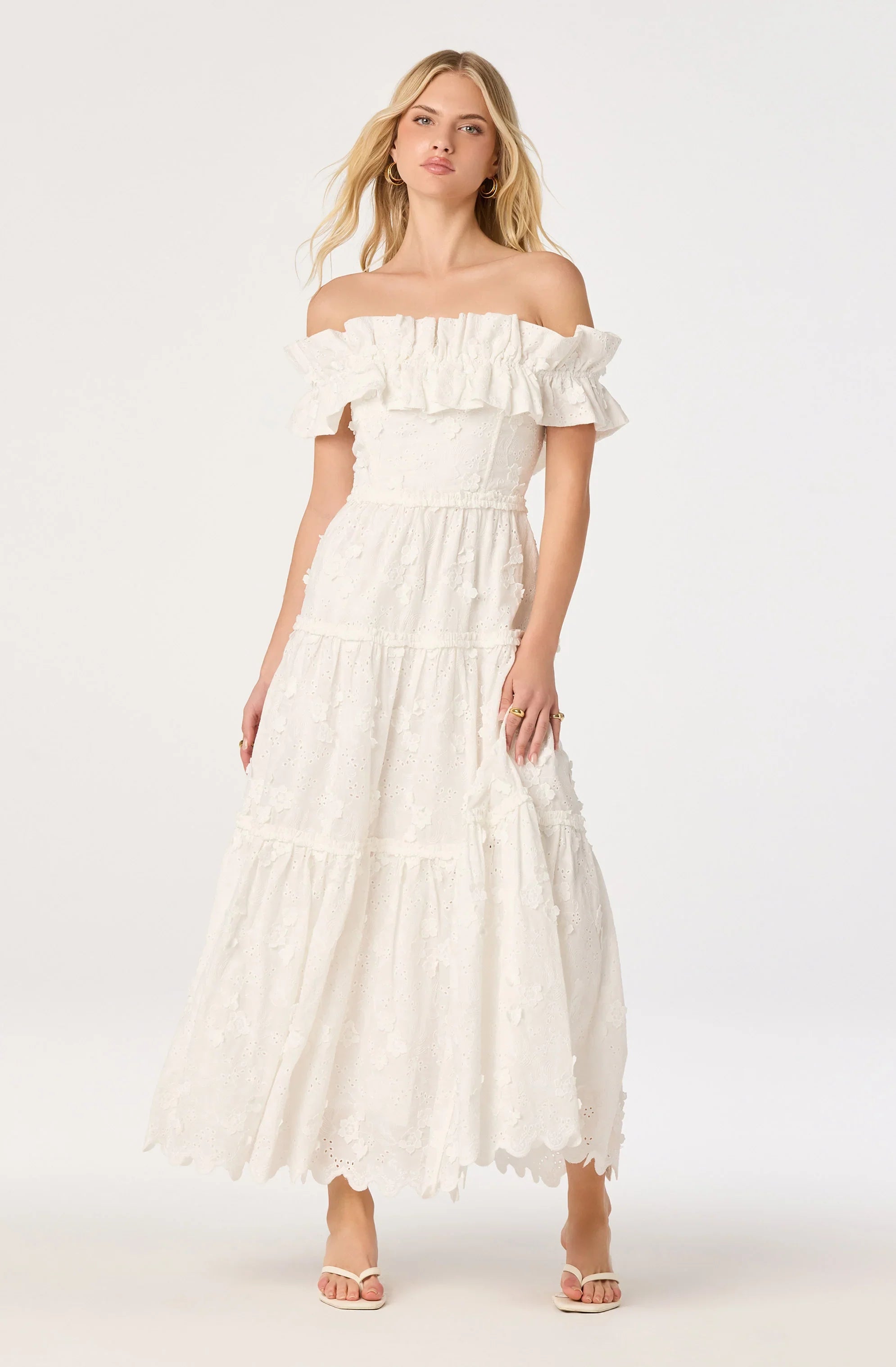 Inixyf Piccola Off Shoulder Maxi Dress