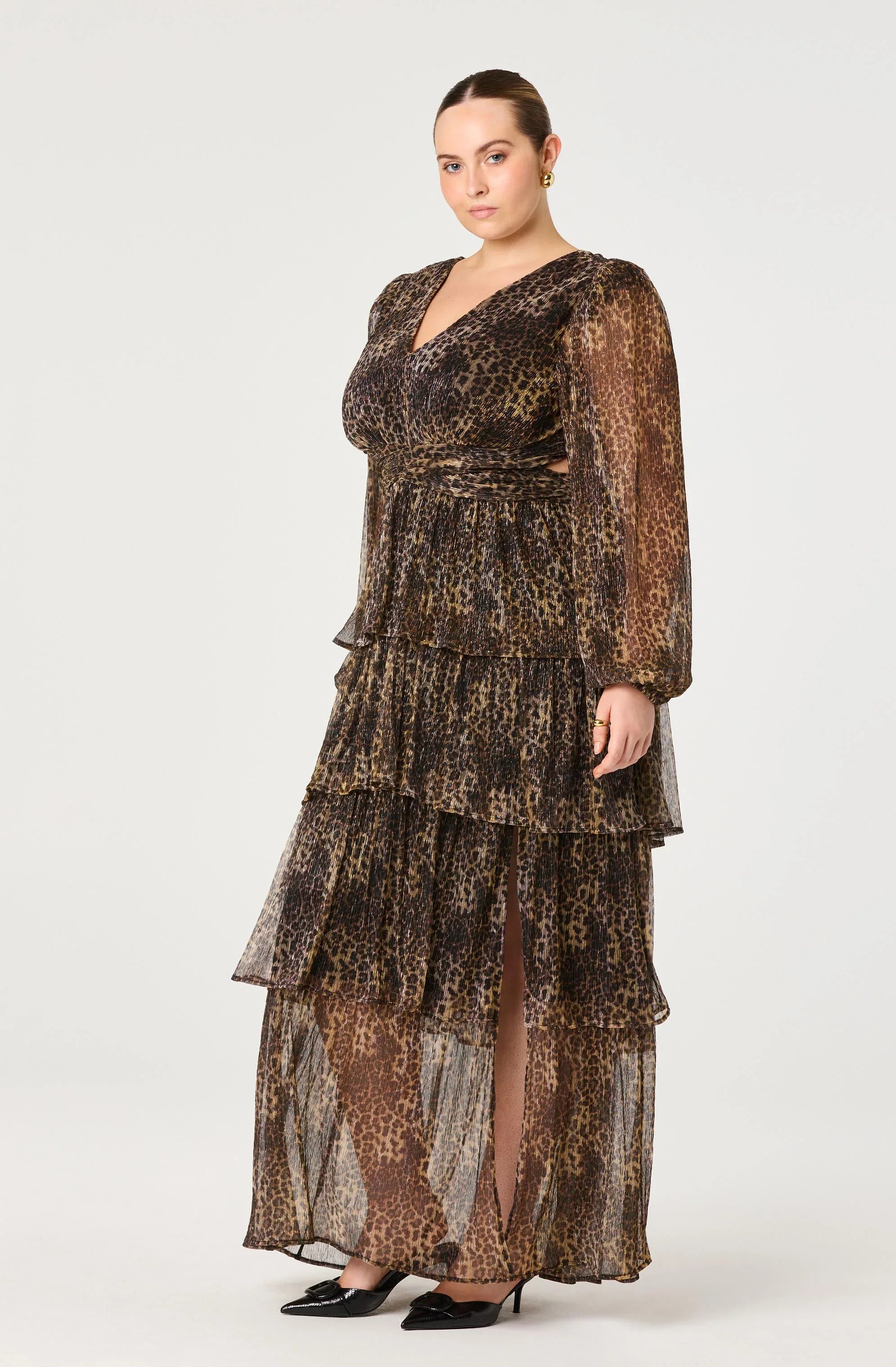 Lbruh Anora Floral Tiered Maxi Dress