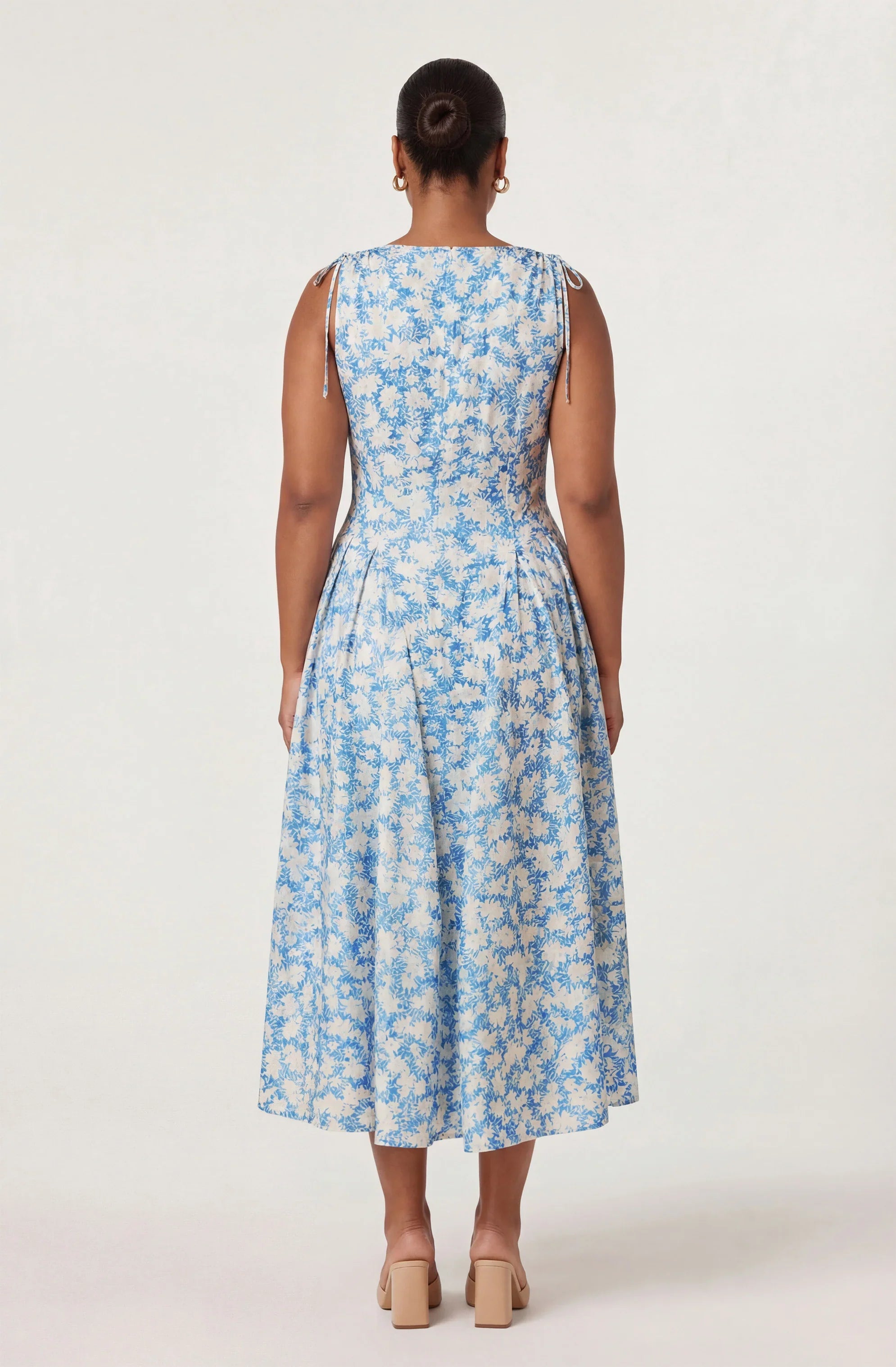 Inixyf Emmery Floral Wrap Midi Dress