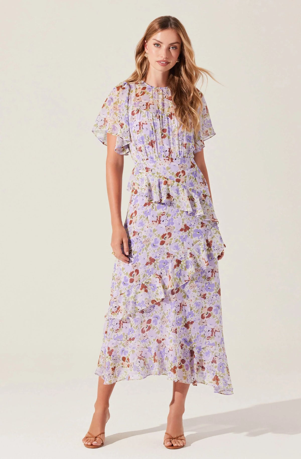 Lbruh Floramae Floral Ruffle Dress