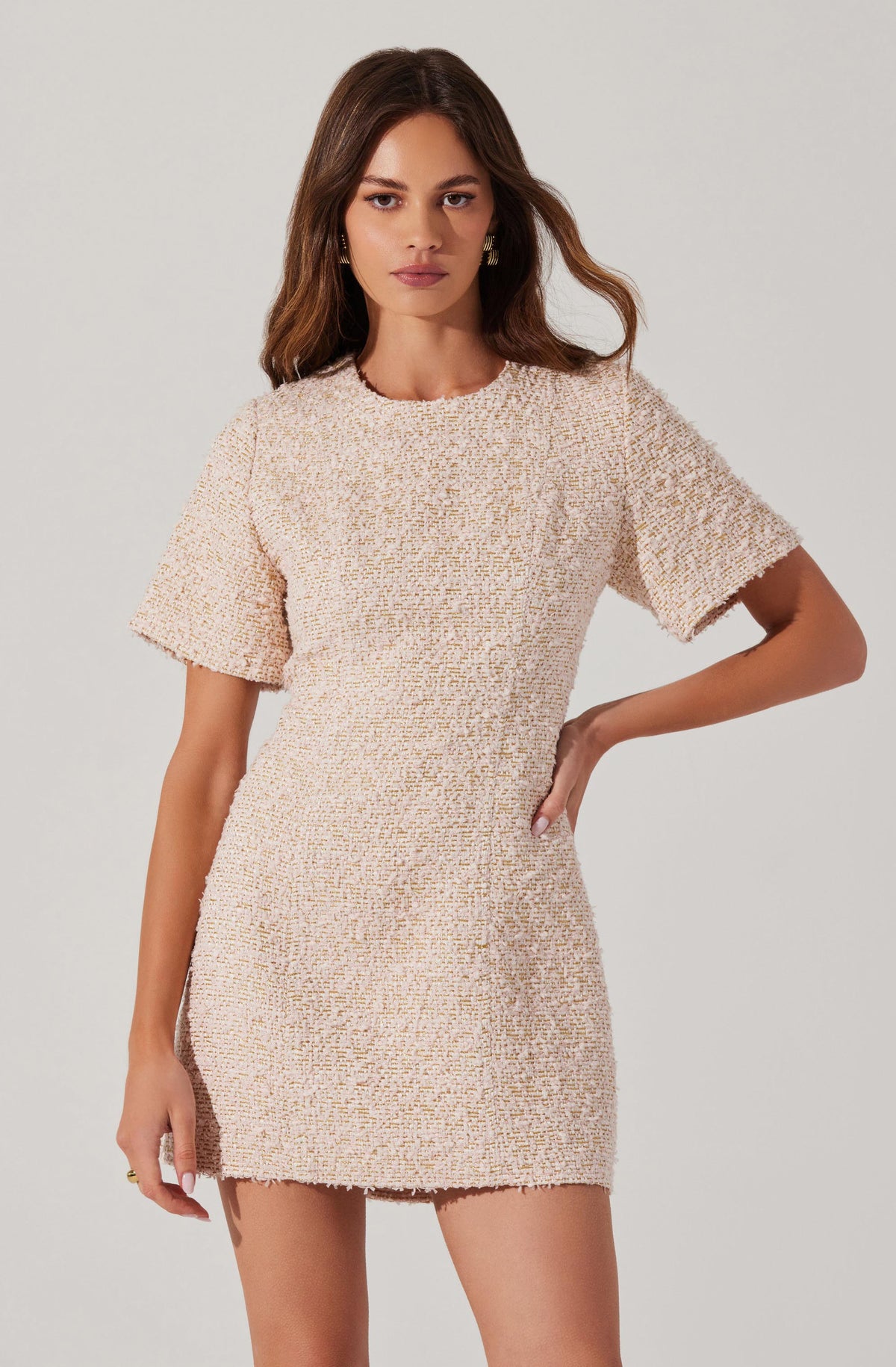 Lbruh Portilla Tweed Mini Dress