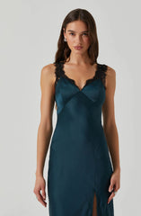 Lbruh Eirene Satin Lace Trim Dress