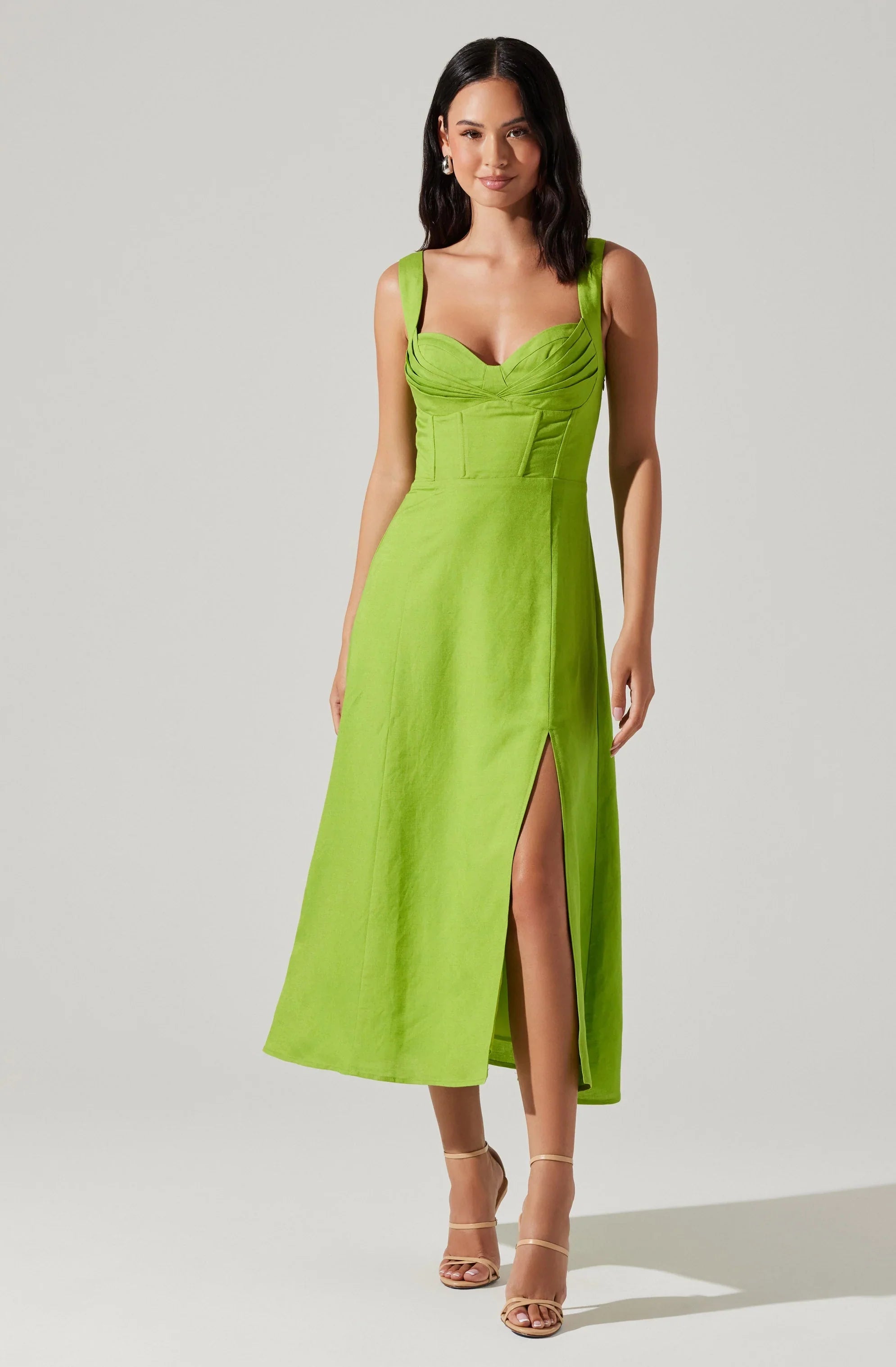 Lbruh Estella Corset Midi Dress