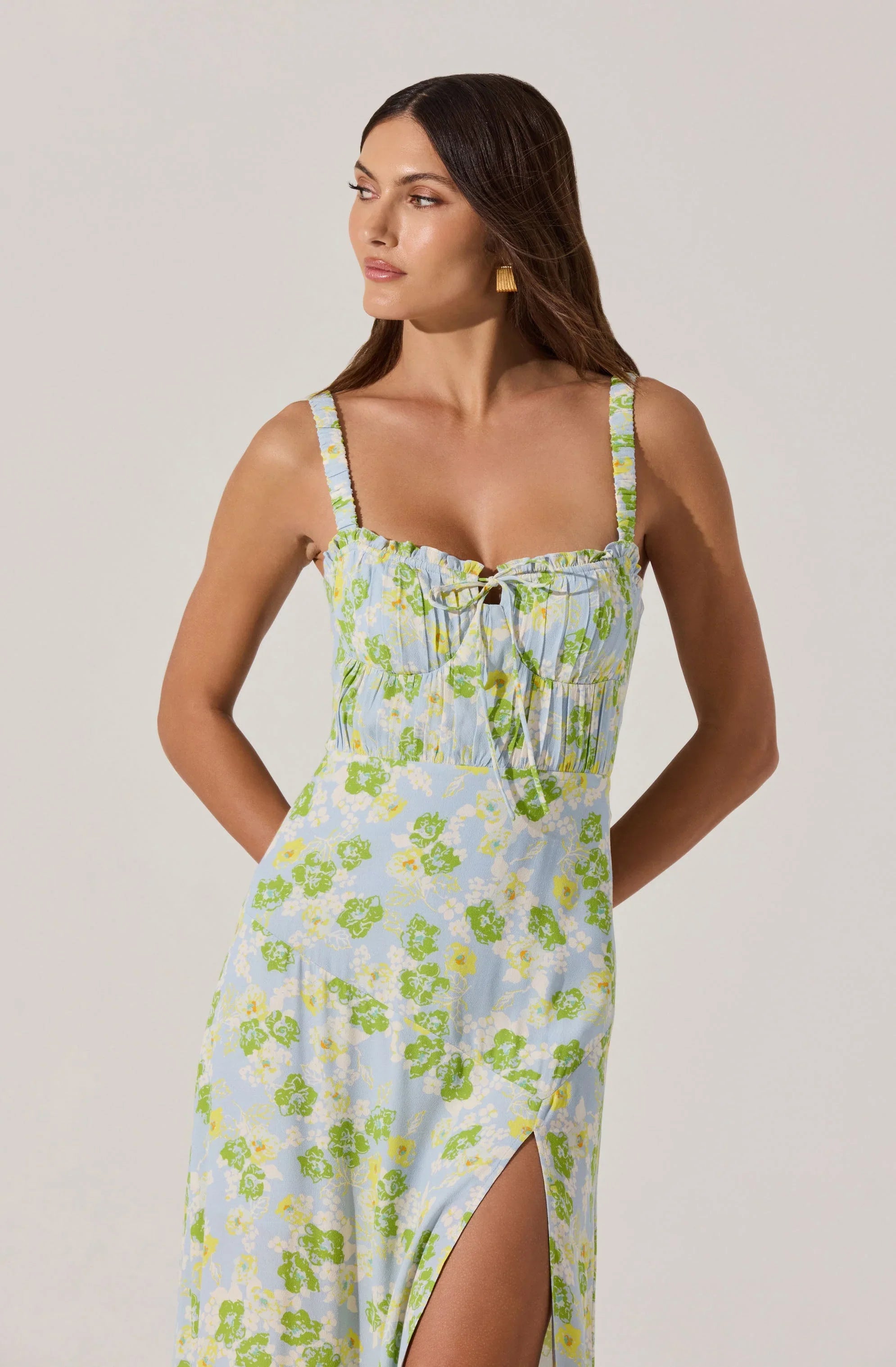 Lbruh Elsie Floral Midi Dress