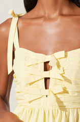 Lbruh Helia Bow Front Midi Dress