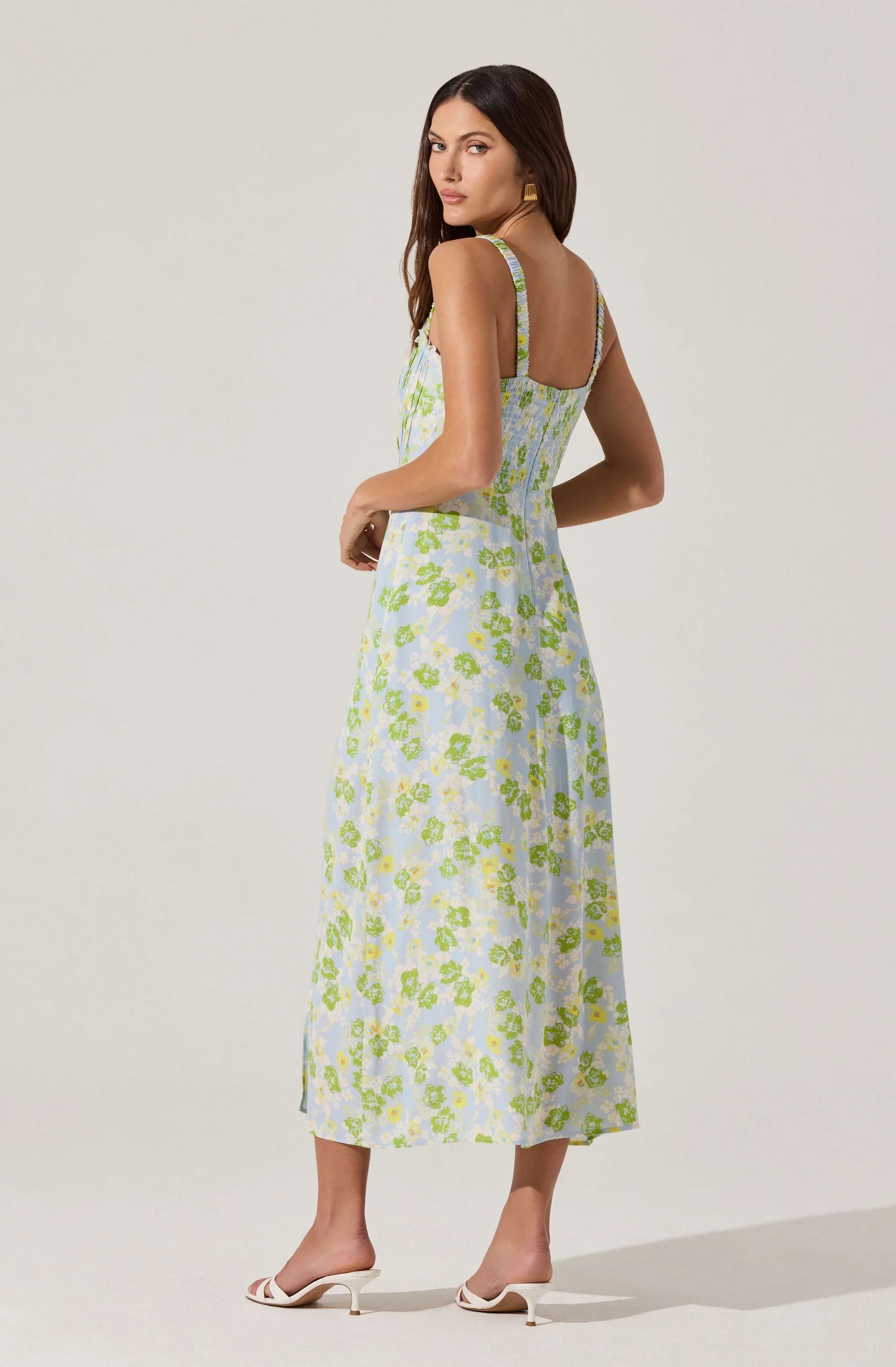 Lbruh Elsie Floral Midi Dress