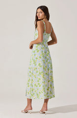 Lbruh Elsie Floral Midi Dress