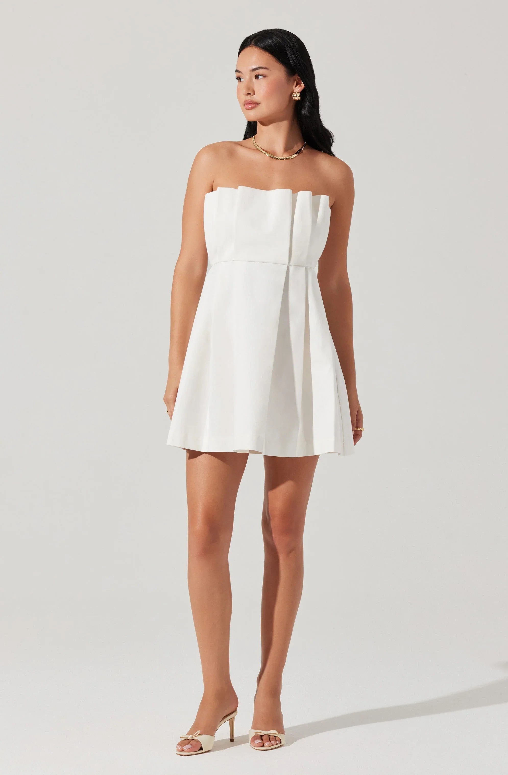 Lbruh Clemira Pleated Mini Dress