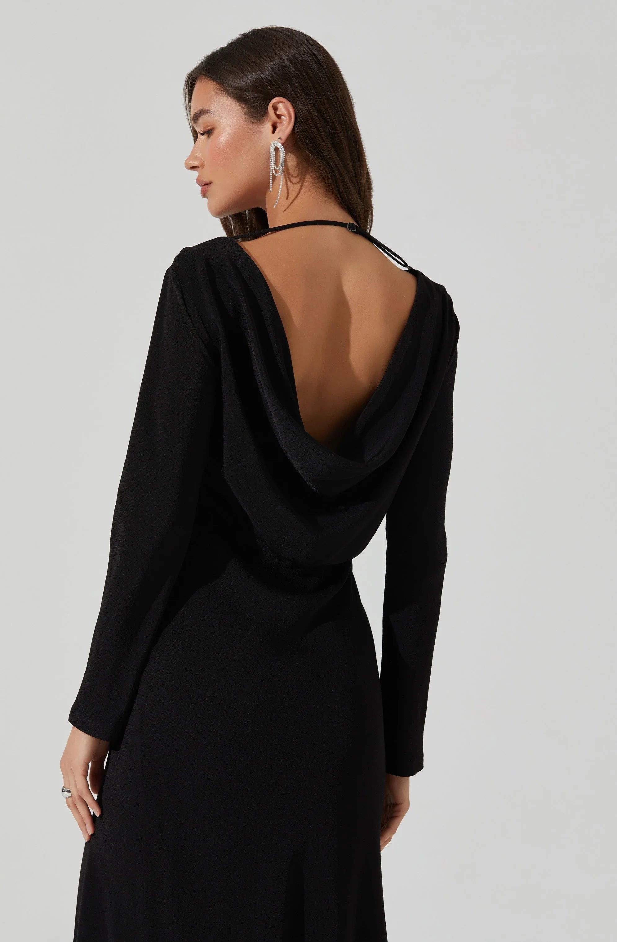 Lbruh Decima Cowl Neck Maxi Dress