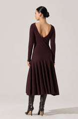 Lbruh Doreyda Scoop Back Midi Sweater Dress