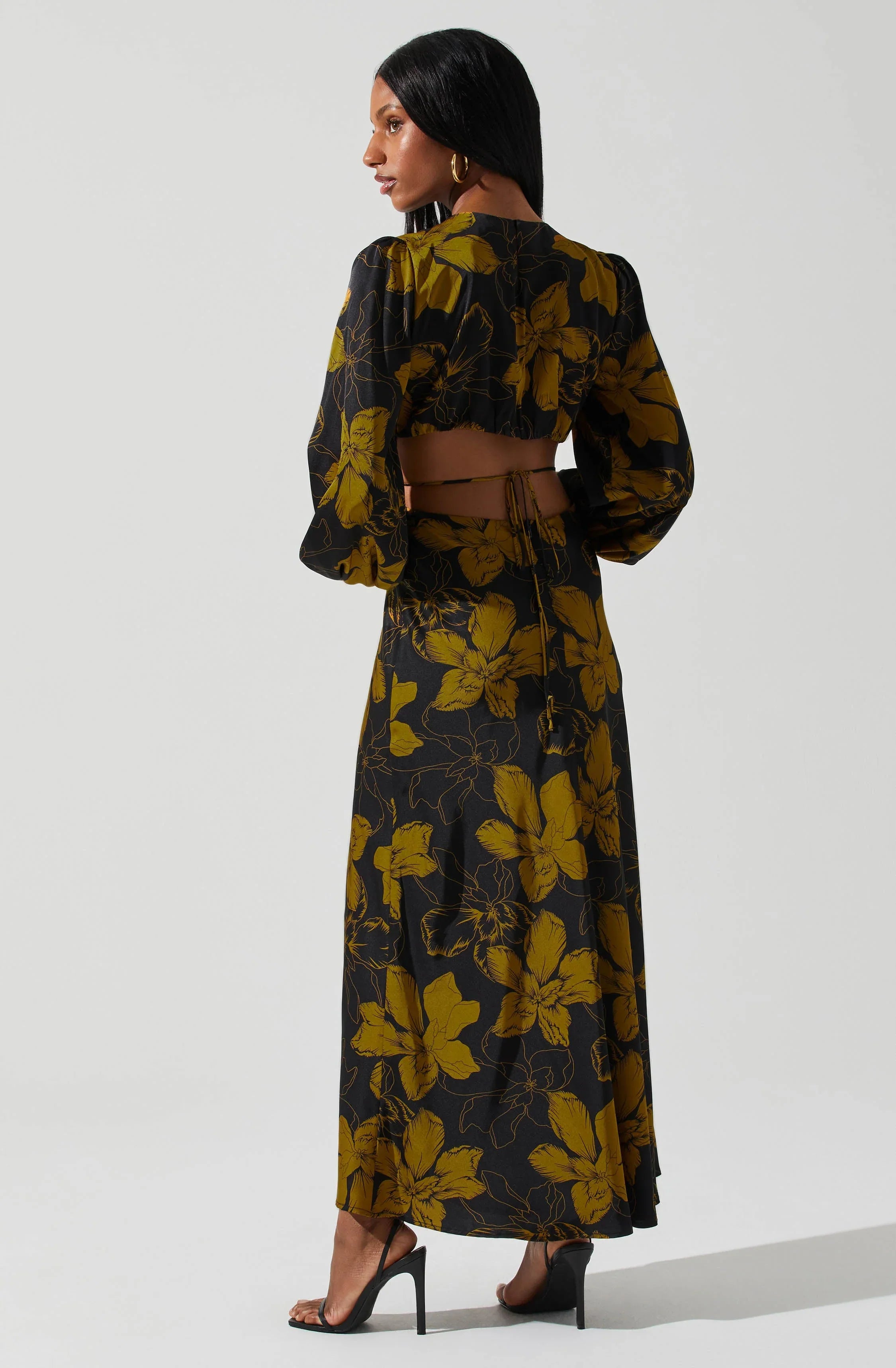 Lbruh Quinn Floral Cutout Maxi Dress