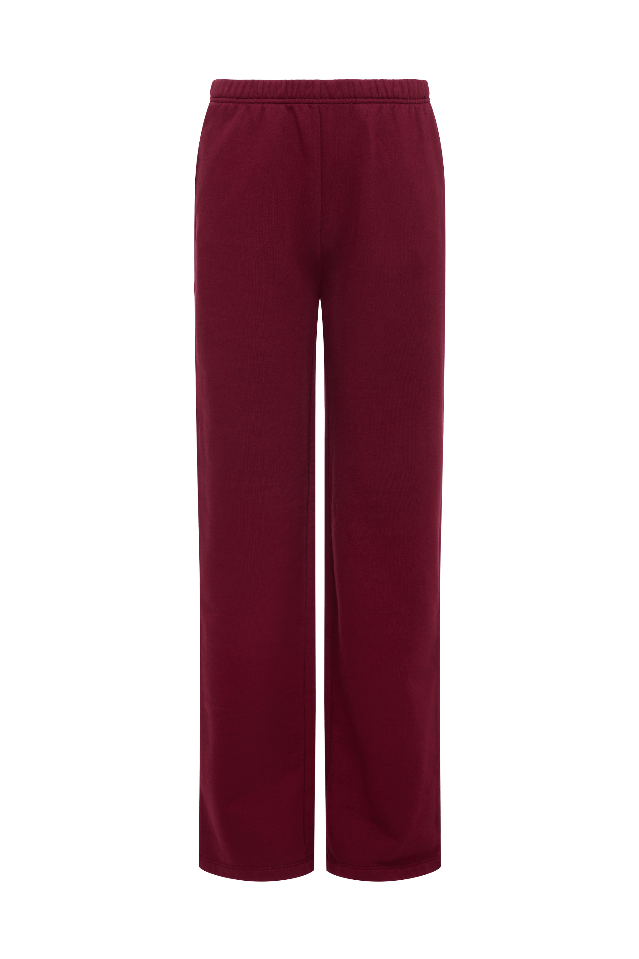 Core Fleece Wide Leg Sweatpant | Ruby