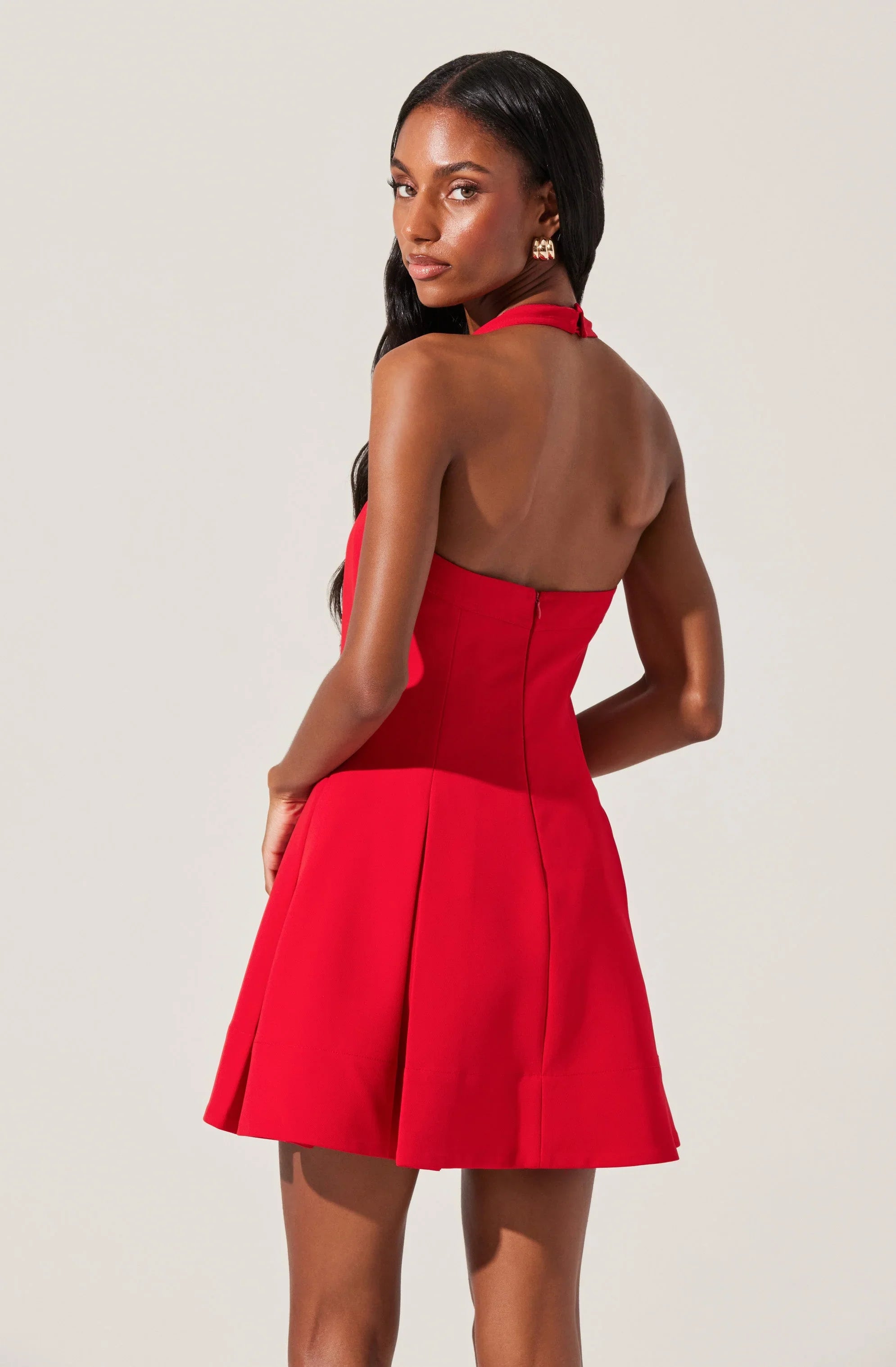 Lbruh Lilibeth Halter Neck Mini Dress