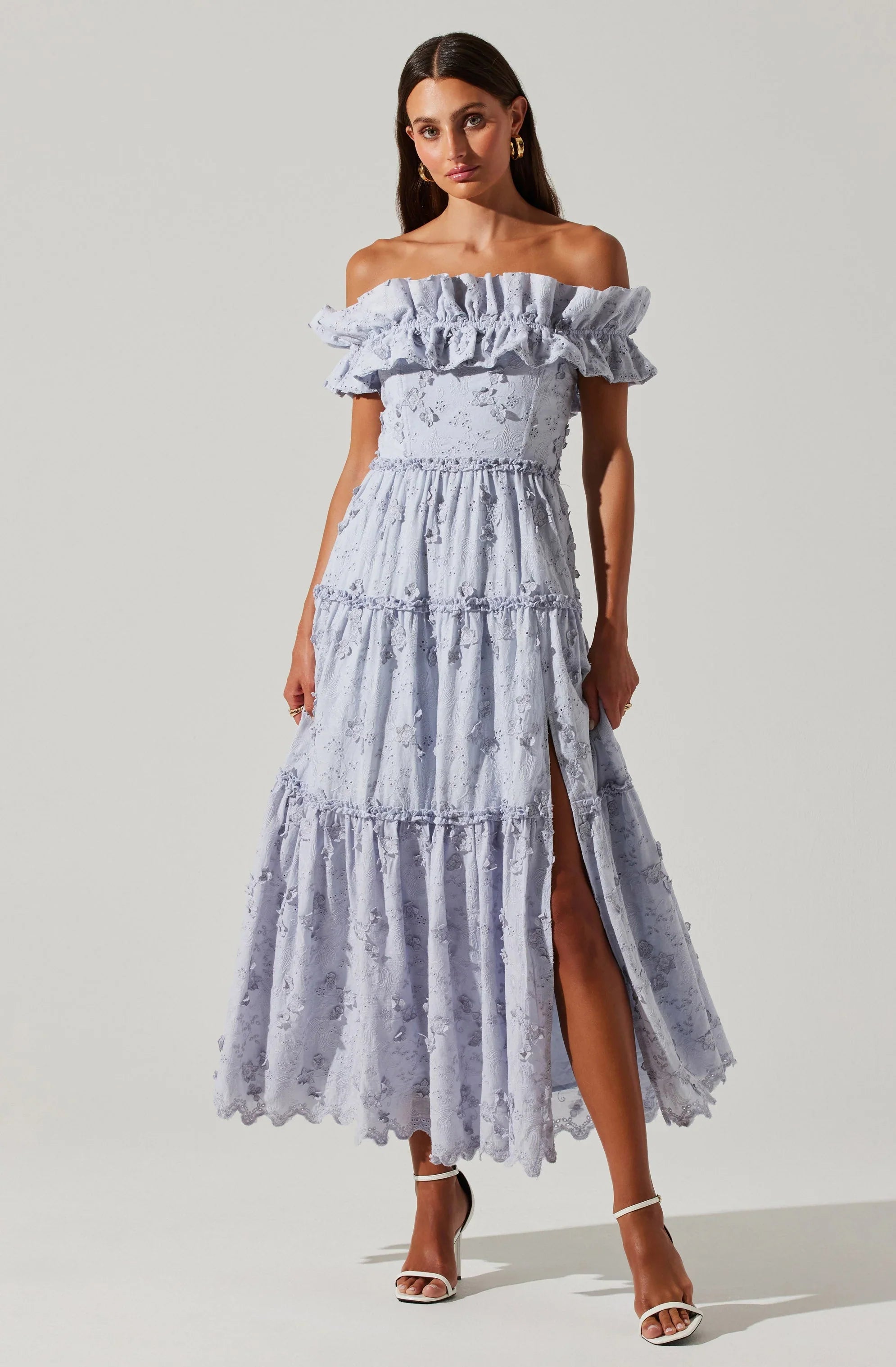 Inixyf Piccola Off Shoulder Maxi Dress
