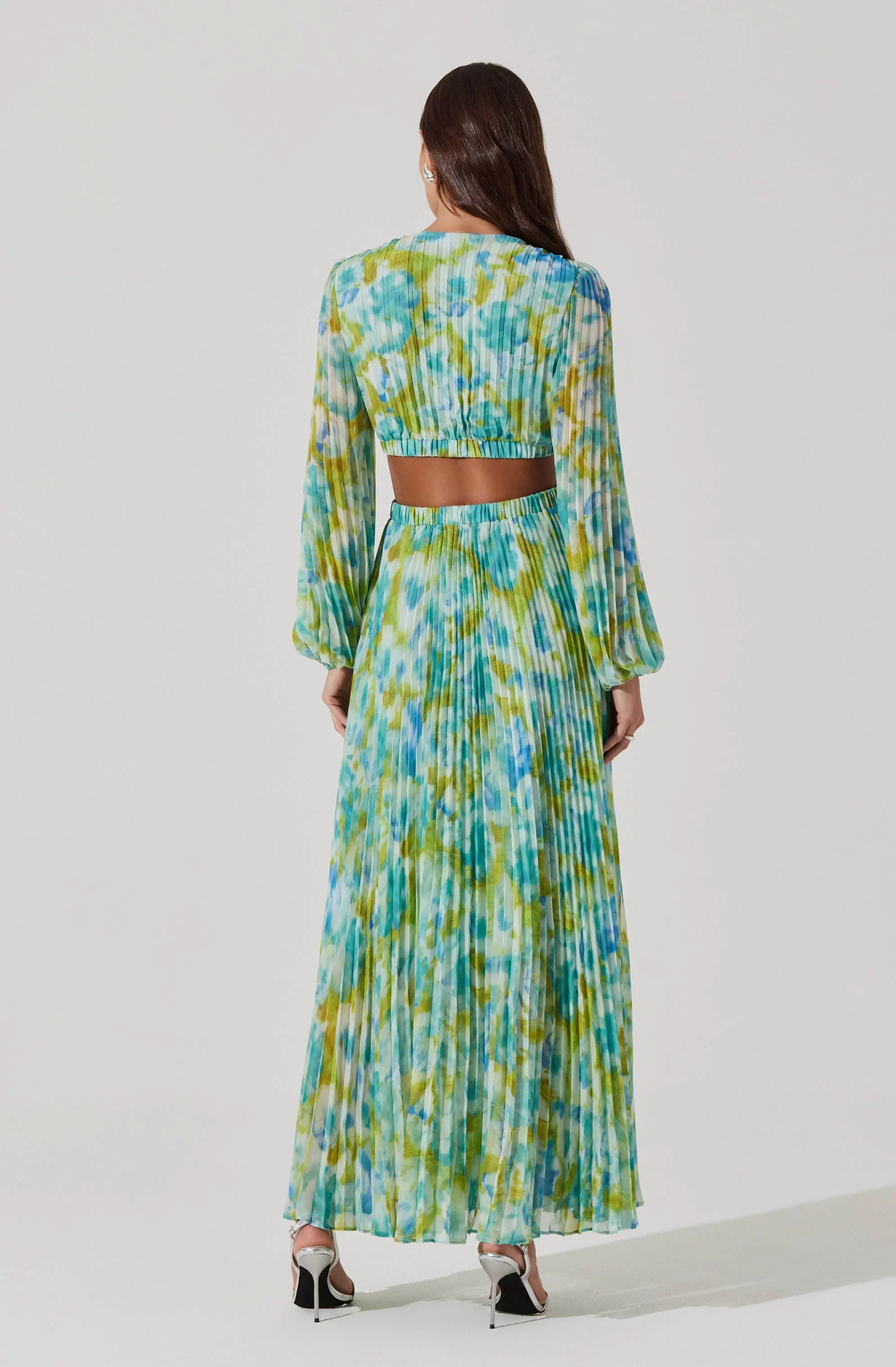 Lbruh Revery Floral Long Sleeve Maxi Dress