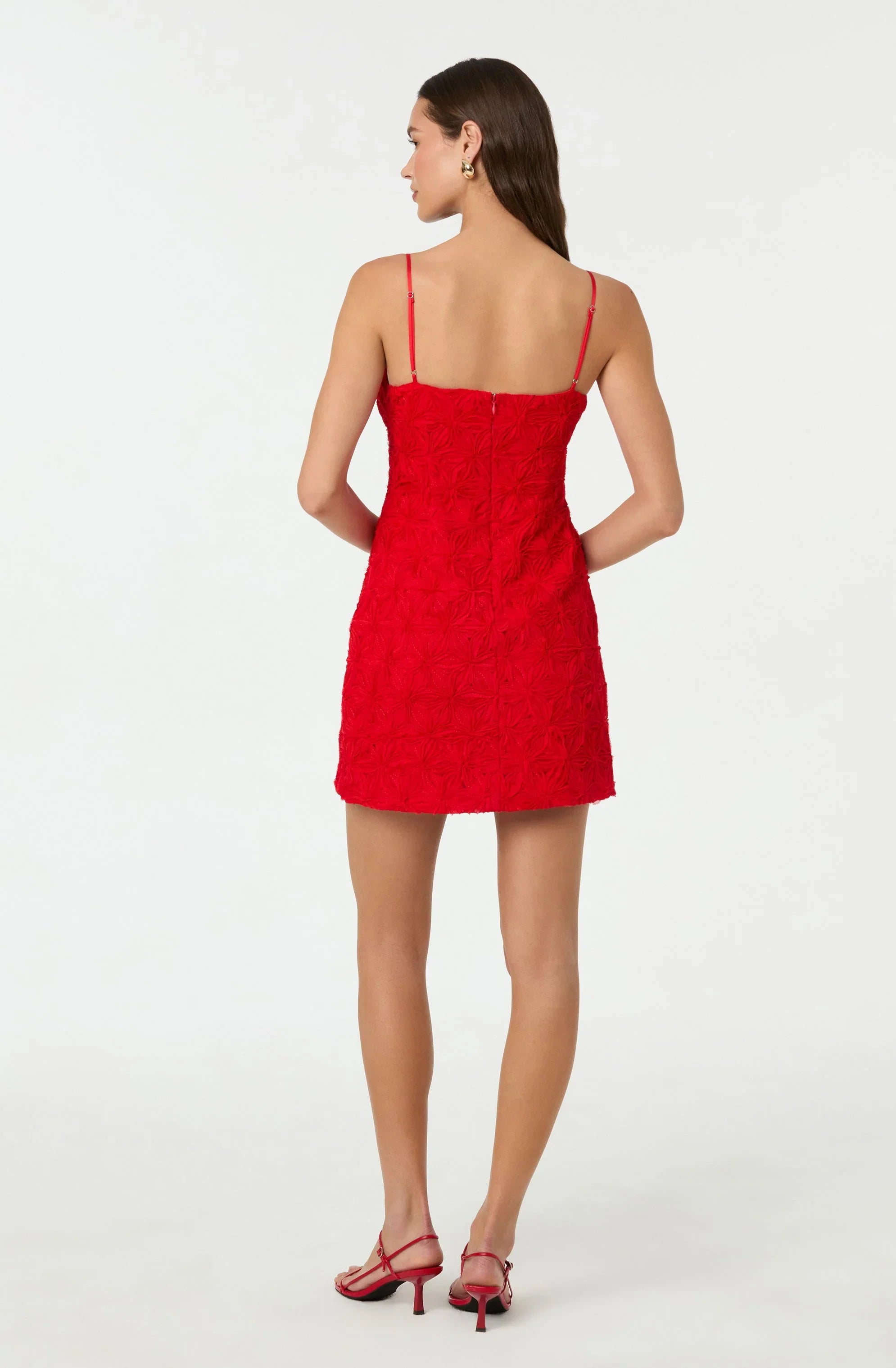Lbruh 3D Floral Mini Dress