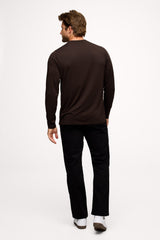 Men's Long Sleeve Movement Tee | Espresso