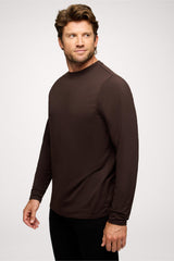 Men's Long Sleeve Movement Tee | Espresso
