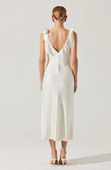 Lbruh Allexina Satin Midi Dress