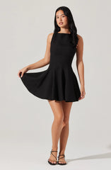 Lbruh Xaria Linen-Blend Mini Dress