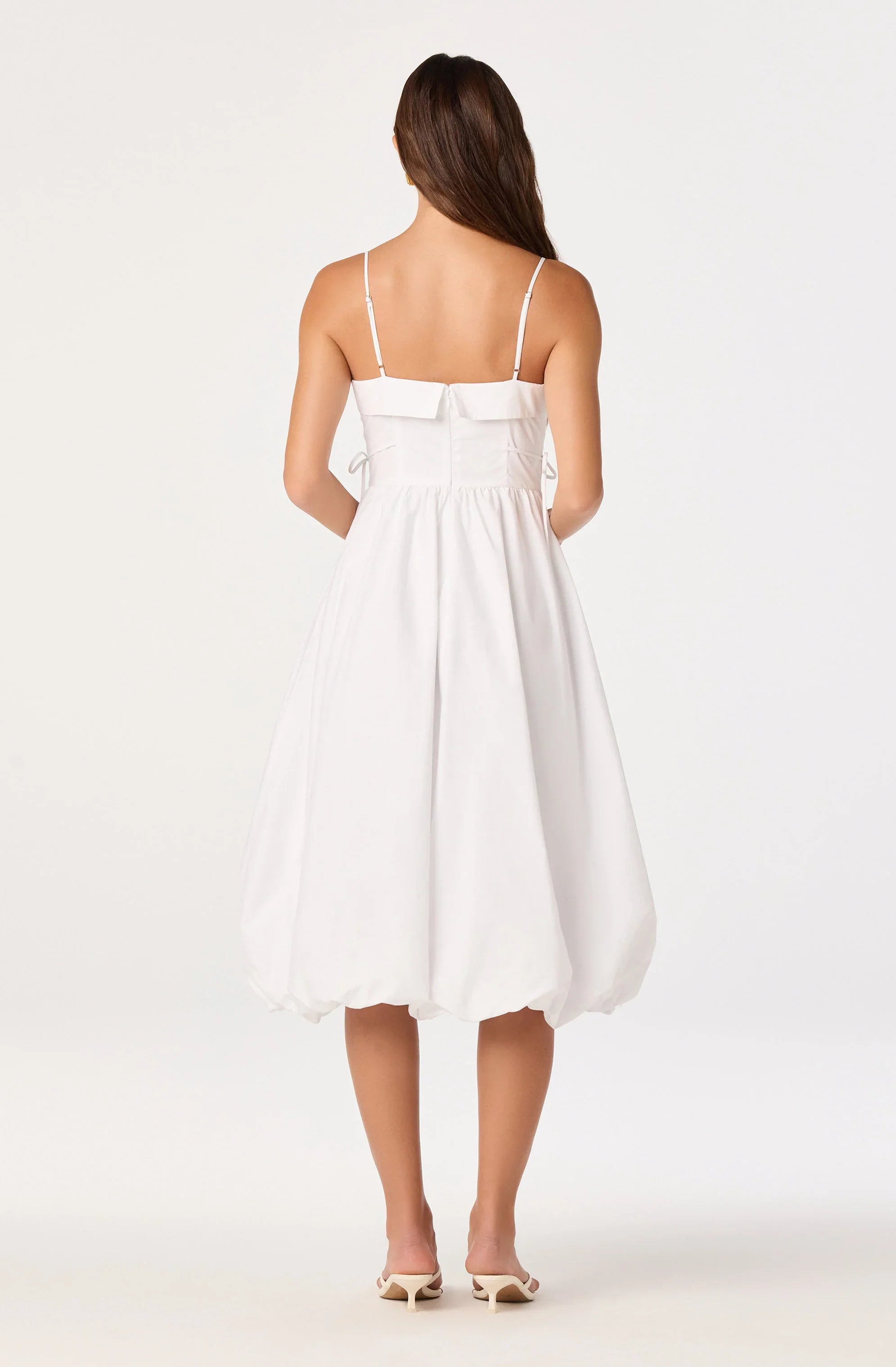 Inixyf Dahlia Bubble Hem Midi Dress