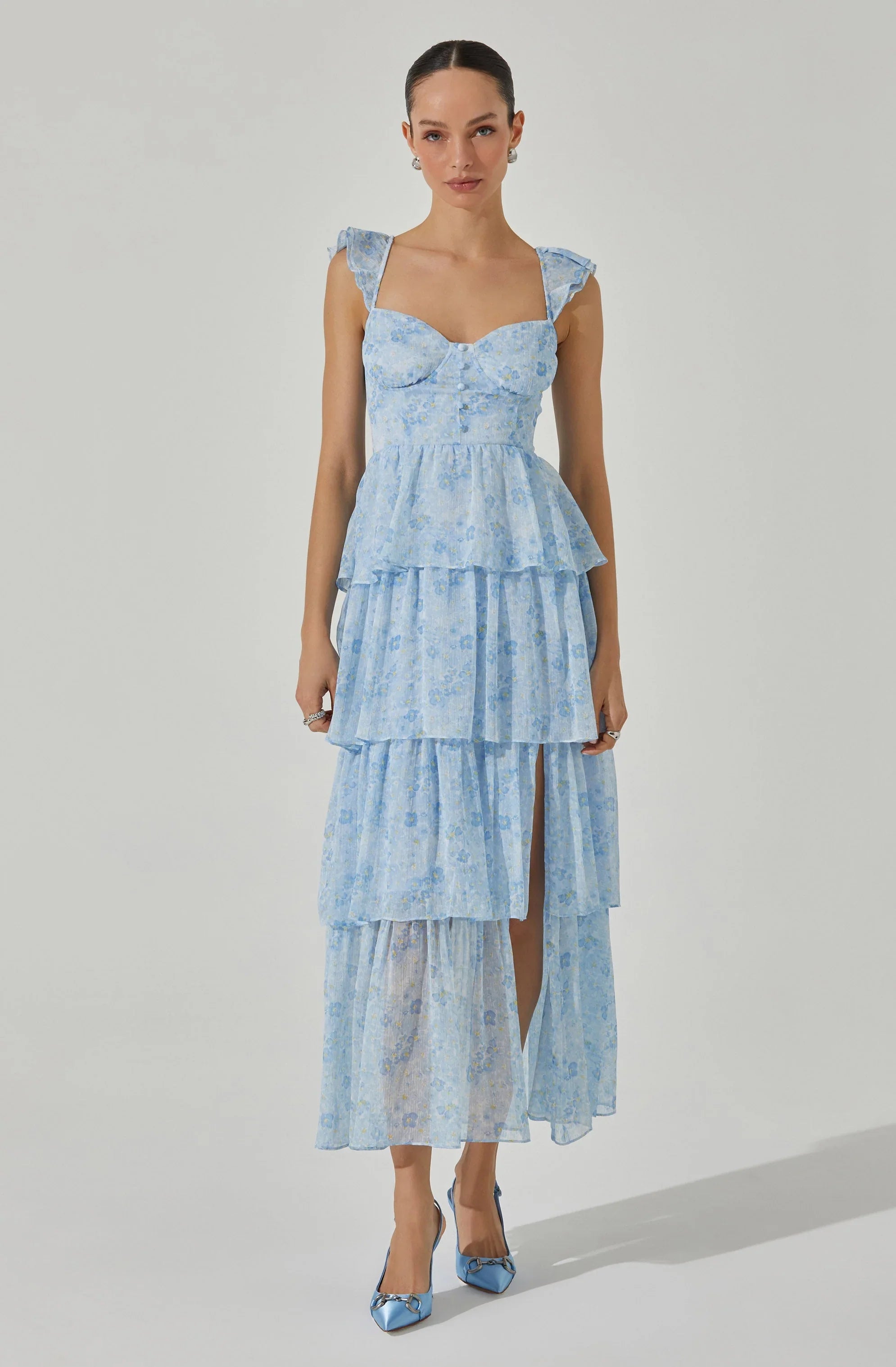 Lbruh Midsummer Floral Tiered Maxi Dress