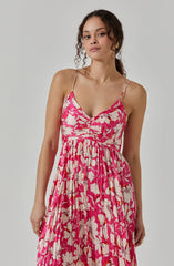 Lbruh Maeve Pleated Midi Dress