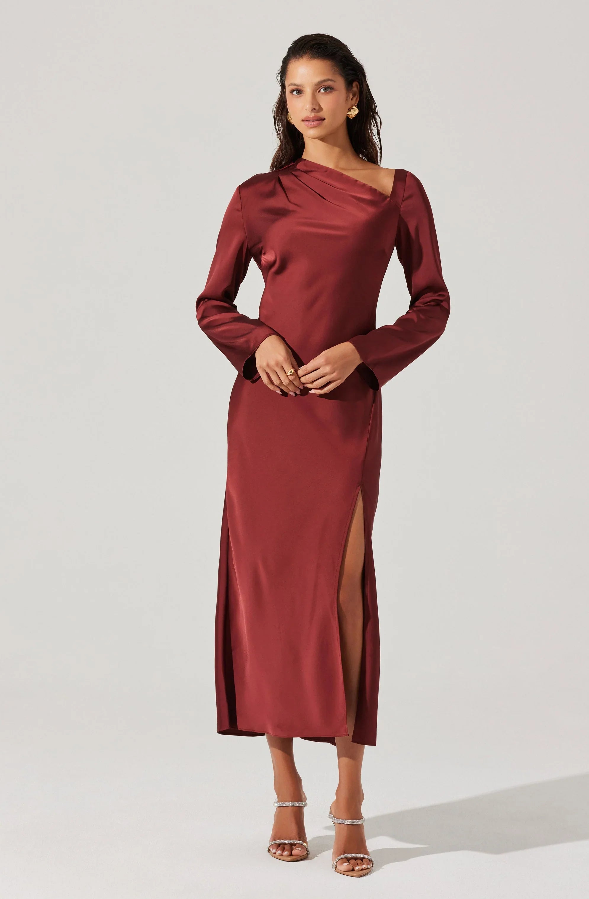 Lbruh Catriona Satin Maxi Dress