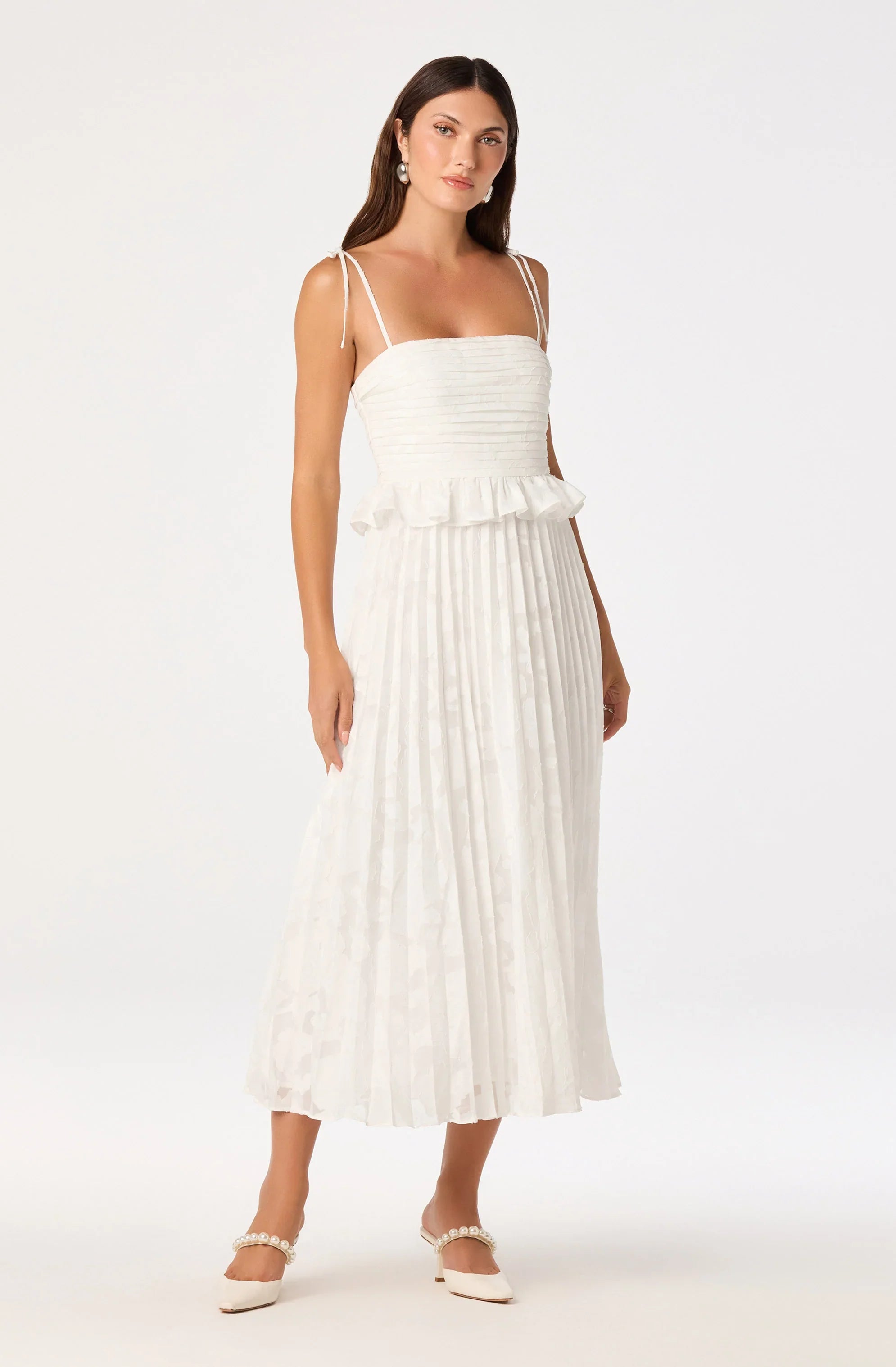 Inixyf Emerys Pleated Midi Dress