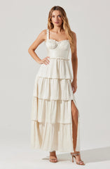 Lbruh Tempany Tiered Bustier Maxi Dress