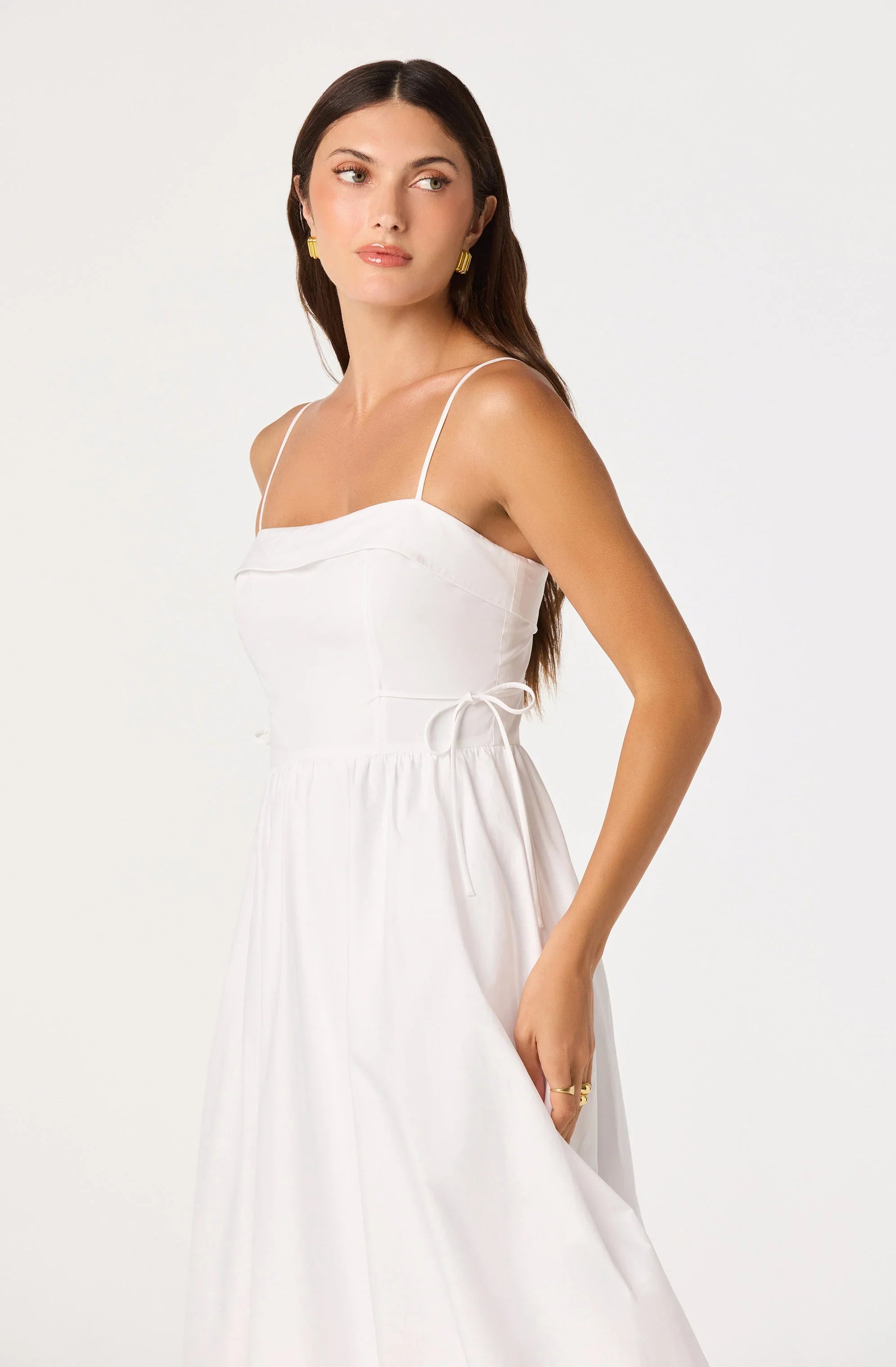 Inixyf Dahlia Bubble Hem Midi Dress