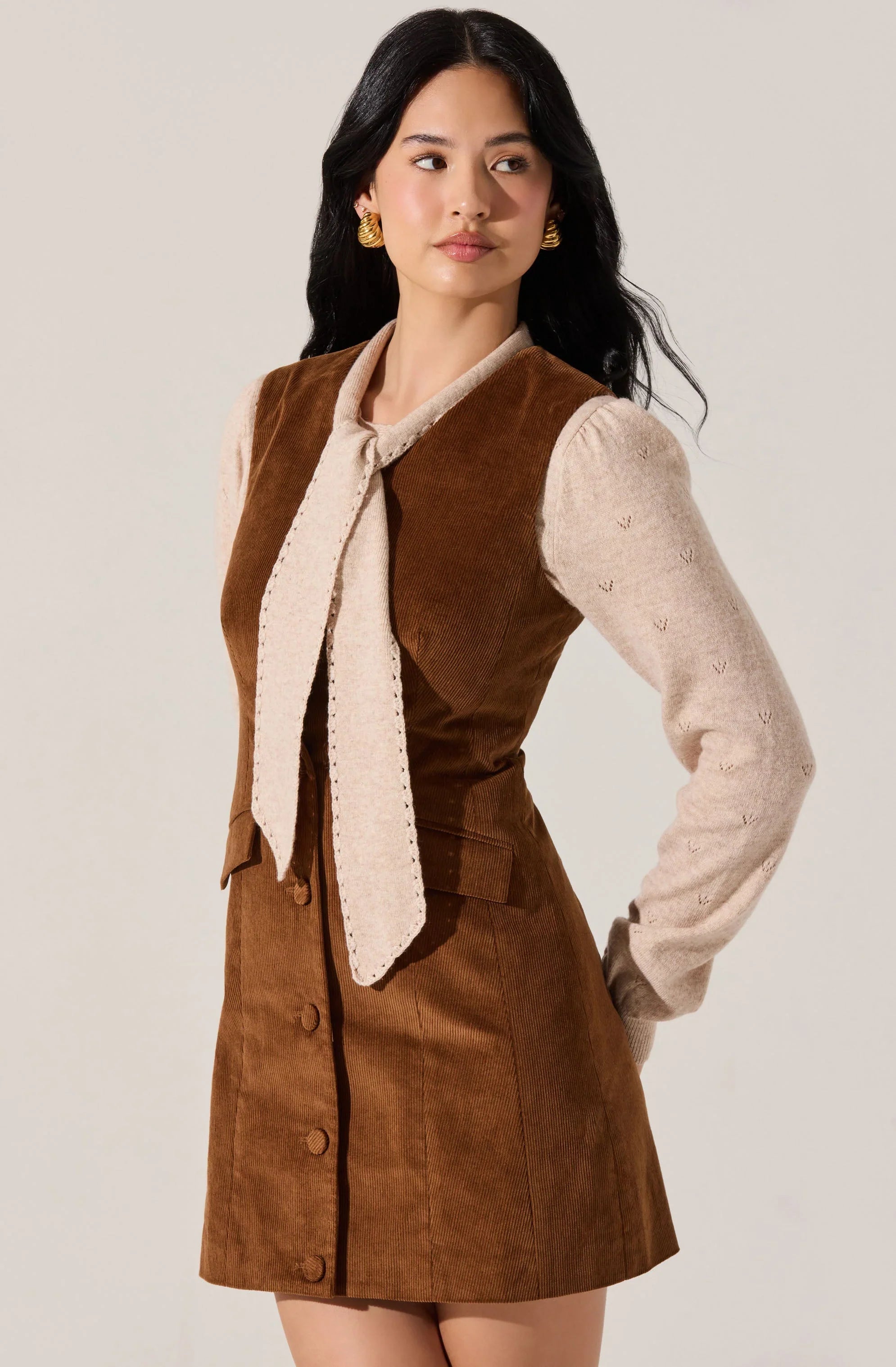 Lbruh Gisselle Corduroy Mini Dress