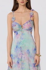 Inixyf Emese Floral Cutout Maxi Dress