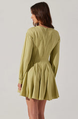 Lbruh Elowyn Linen Blend Skater Dress