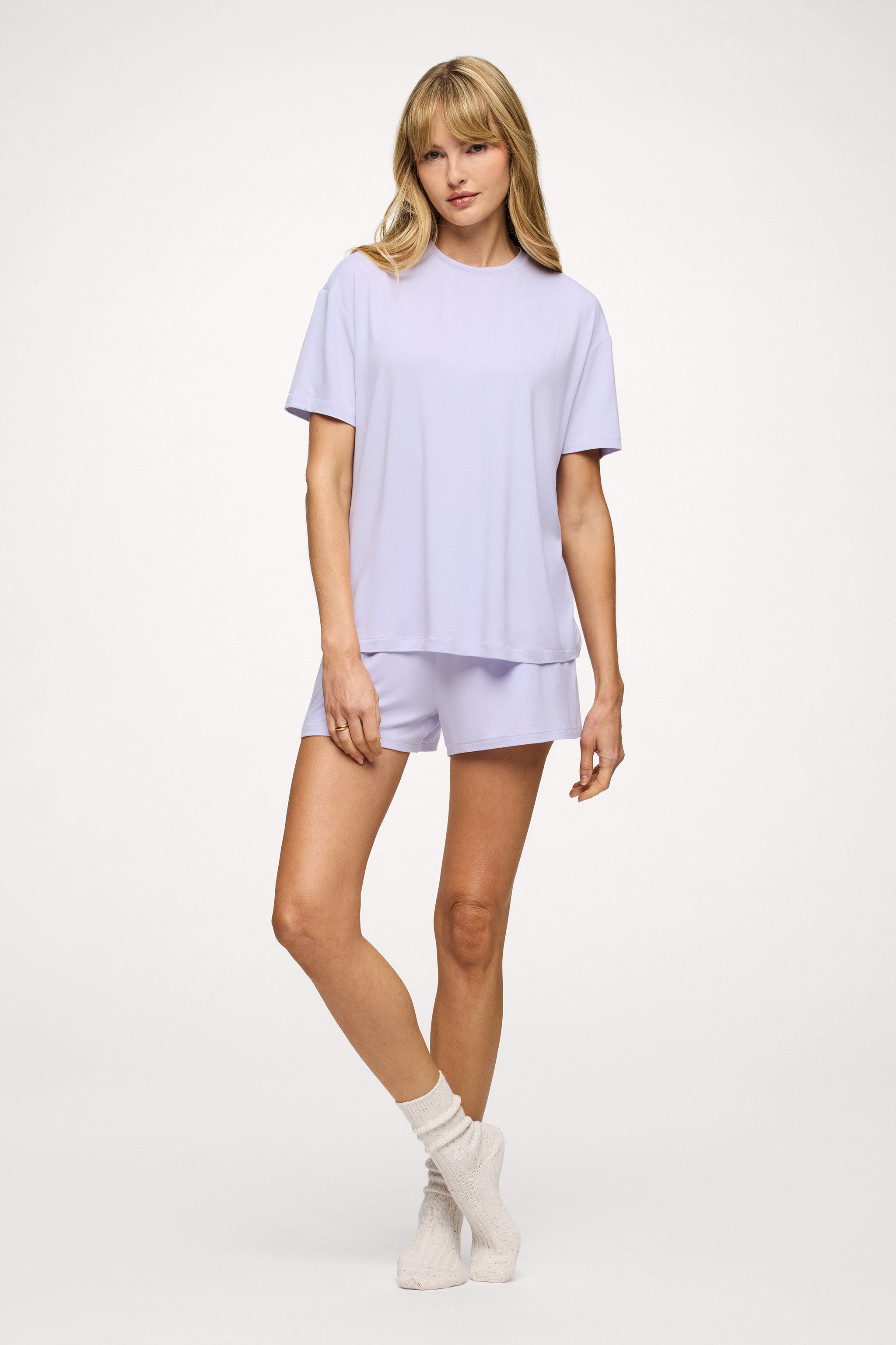 Boyfriend Pajama Tee | Lilac