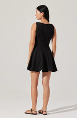 Lbruh Xaria Linen-Blend Mini Dress