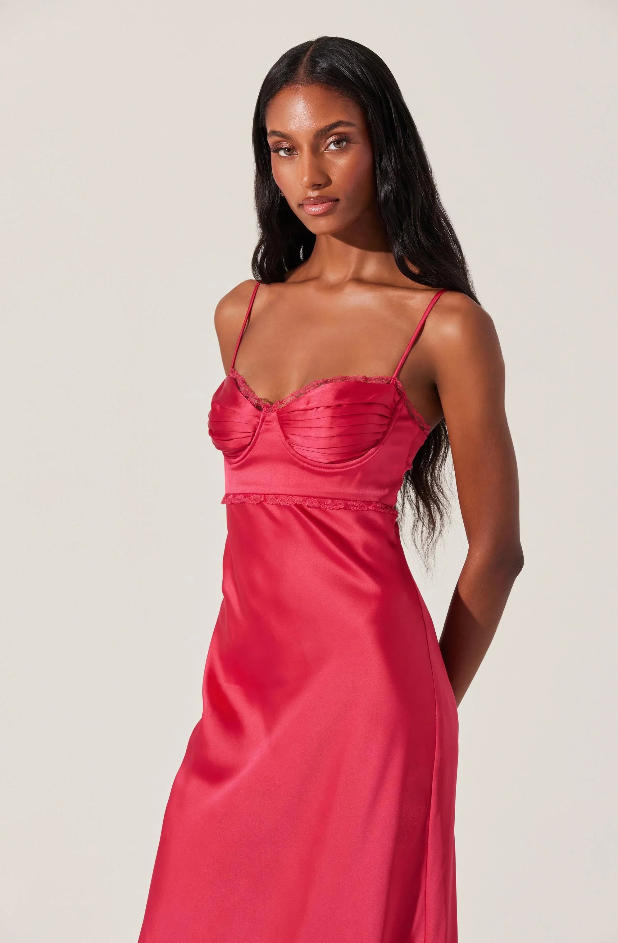 Lbruh Florianne Satin Maxi Dress